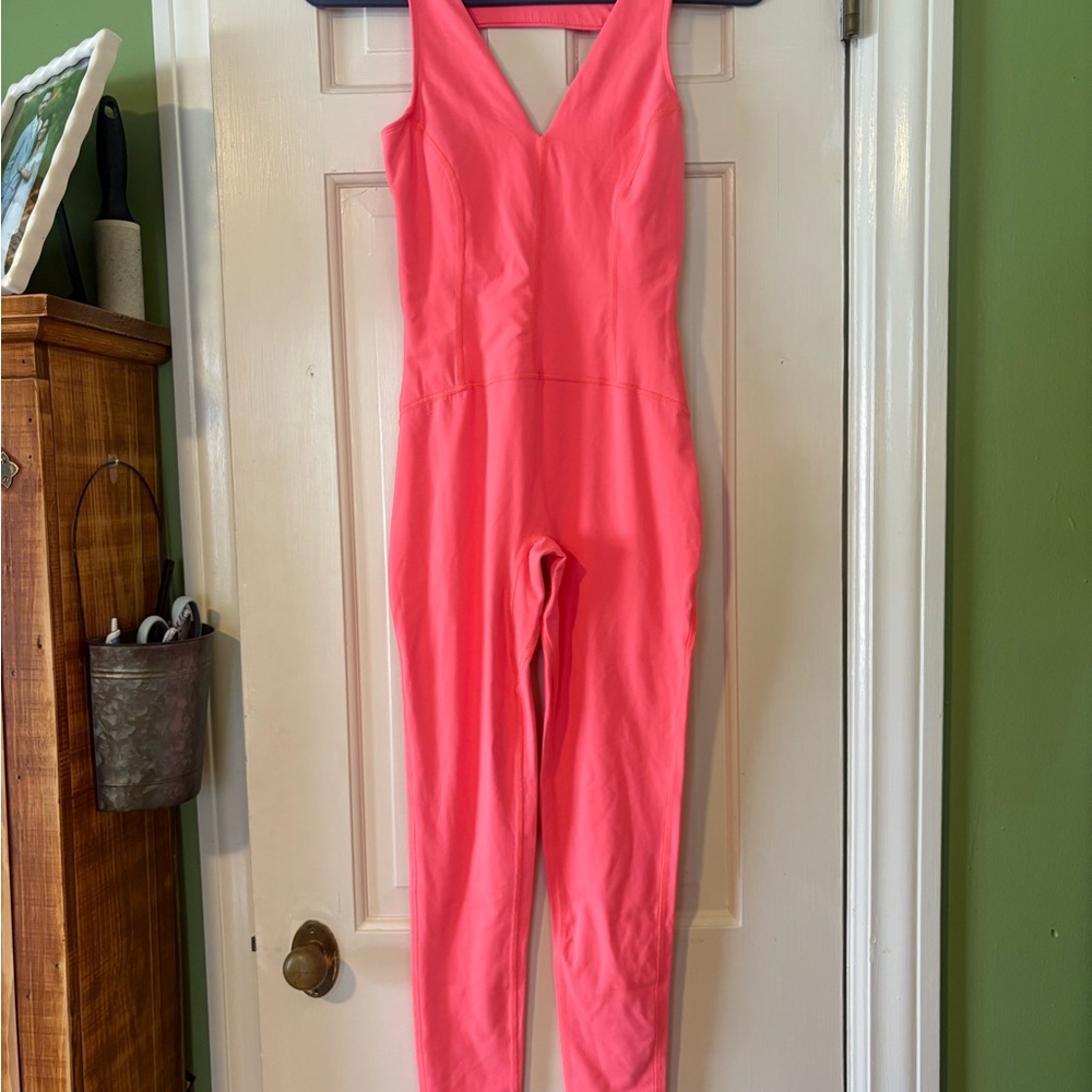 Vibrant Pink Sleeveless Jumpsuit